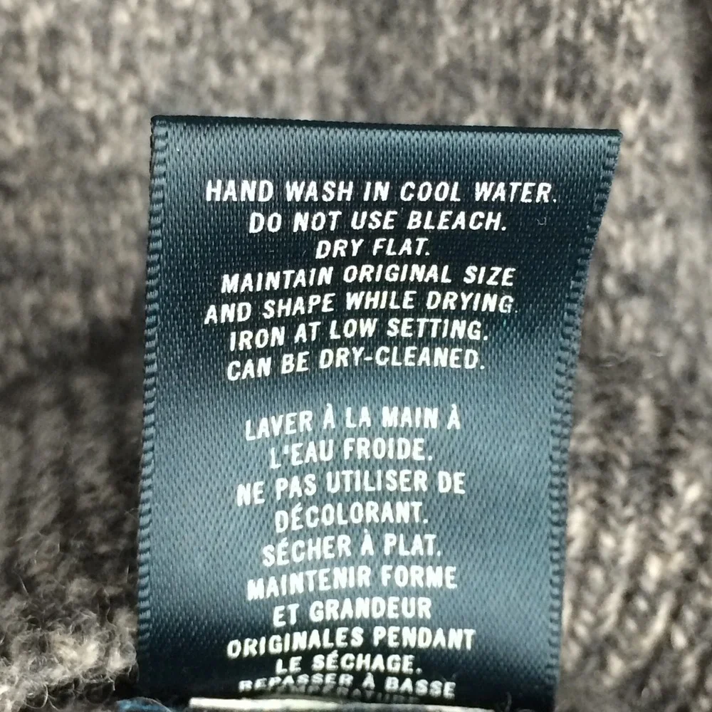 Hudson North Sweater Mens Small Wool Blend Shawl Collar Long Sleeve Grey Outdoor - Picture 10 of 16